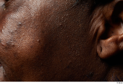 Face Cheek Ear Skin Woman Black Chubby Wrinkles Studio photo references